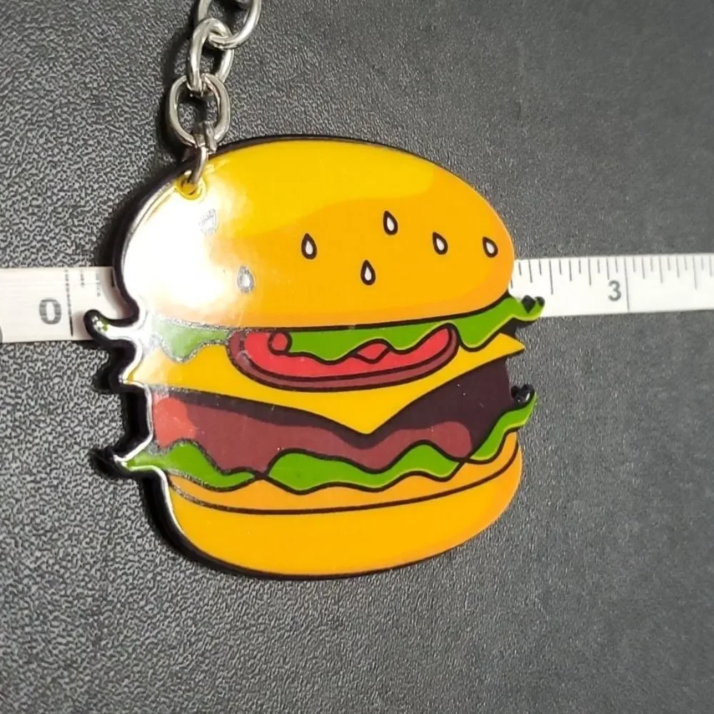 Cheeseburger Cheeseburger Cheeseburger key fob